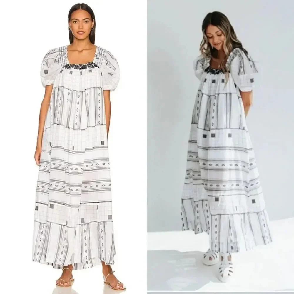 Jamie Embroidered Maxi Dress by Free People XS, NWT
